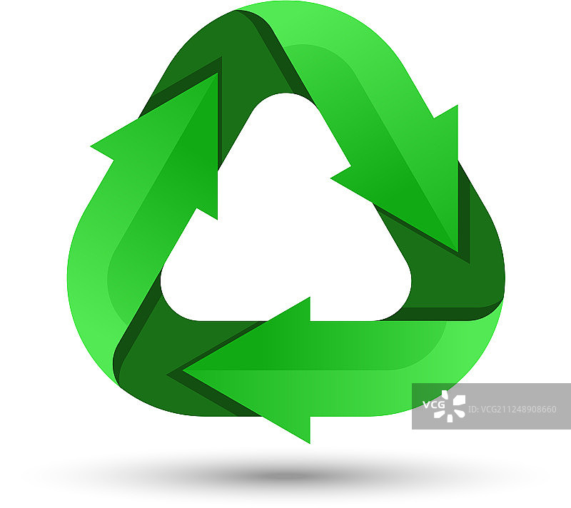 绿色回收标志图片素材