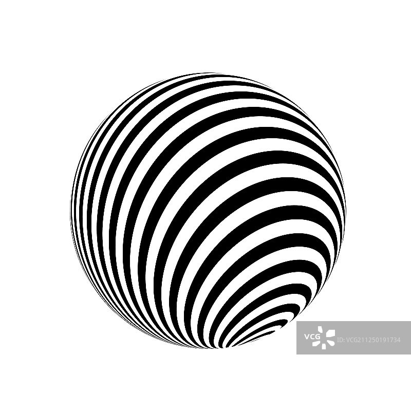 黑白斑马条纹线条组成的白底抽象素材图片素材