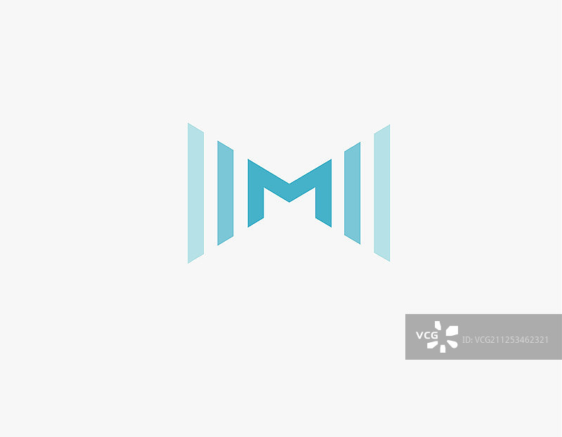 创意标志图标字母m wi-fi商务图片素材