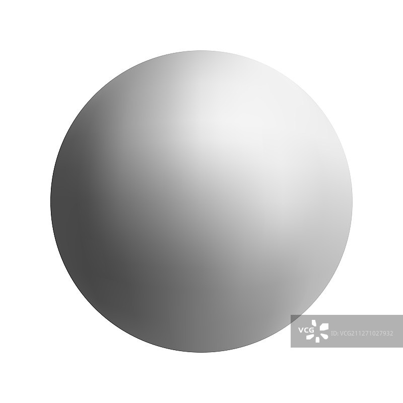 白球在白色孤立的背景上图片素材