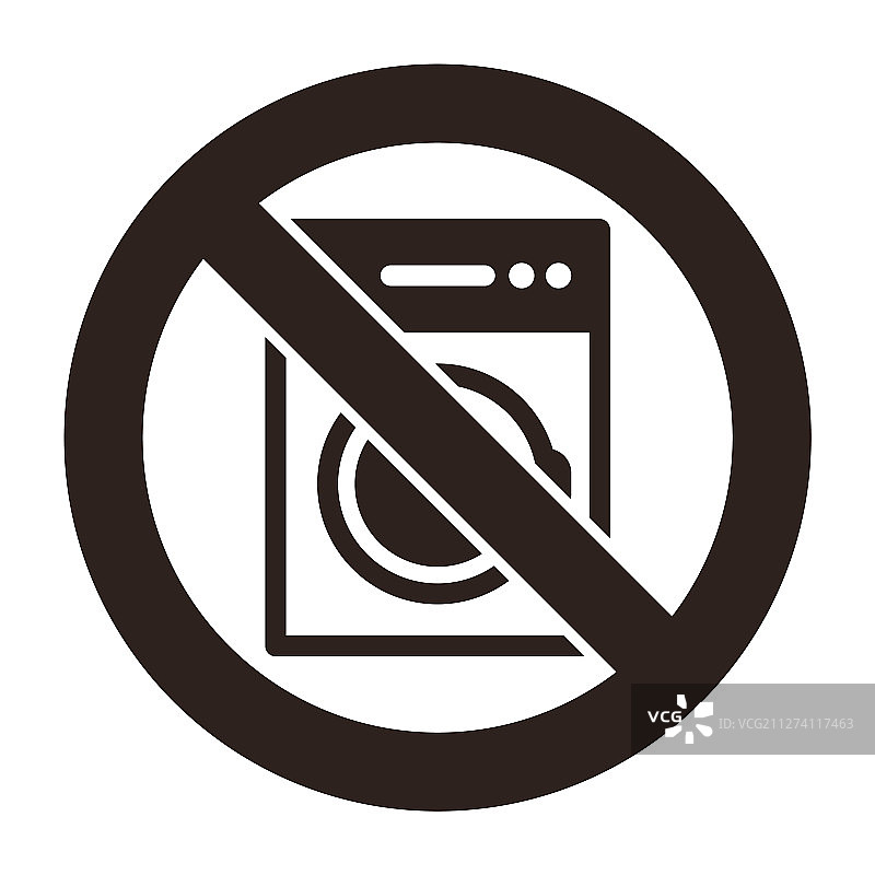 无洗衣机标志图片素材