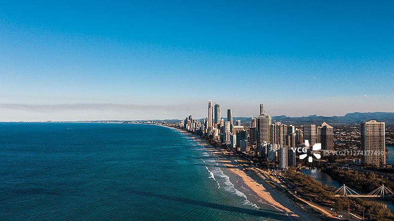 海边城市，澳大利亚黄金海岸图片素材