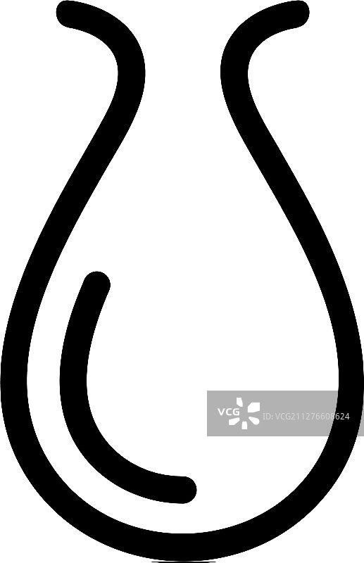 液体图标是滴水孤立轮廓图片素材