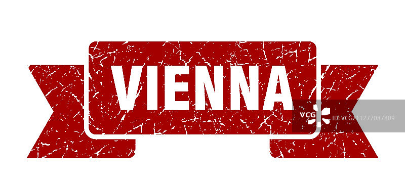 维也纳红丝带维也纳垃圾摇滚乐队标志图片素材