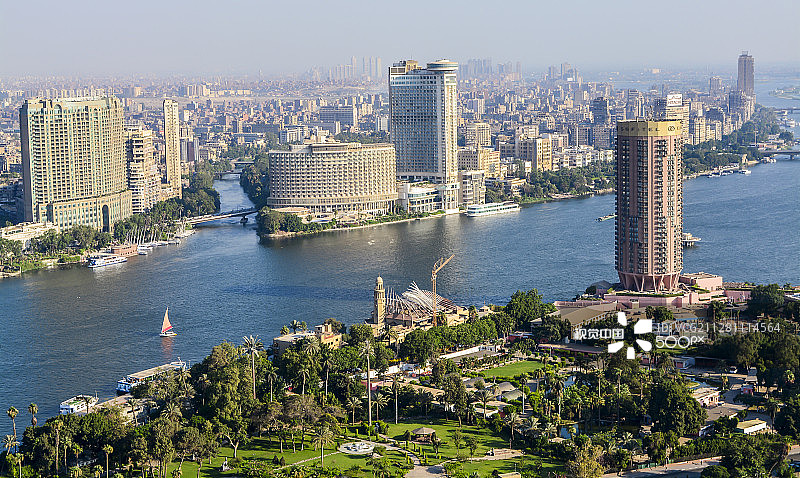 尼罗河，开罗，埃及图片素材
