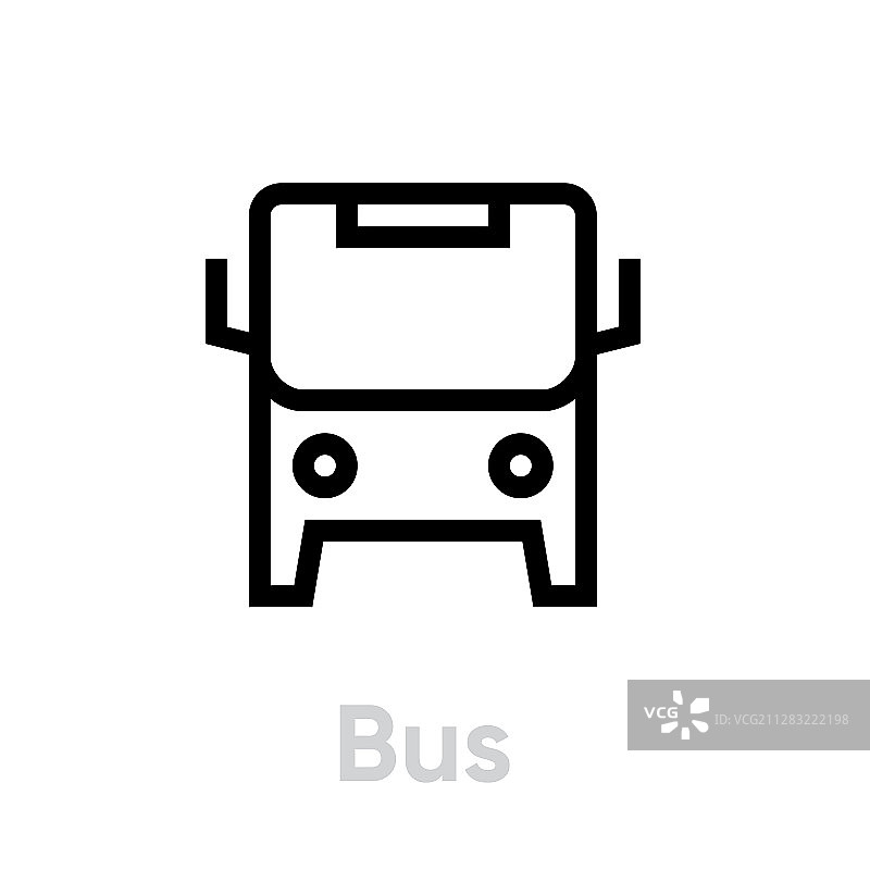 公交图标可编辑线城市交通图片素材