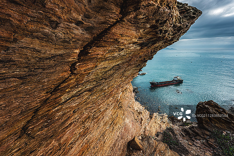 福建自然风光：东山岛风蚀岩地貌图片素材