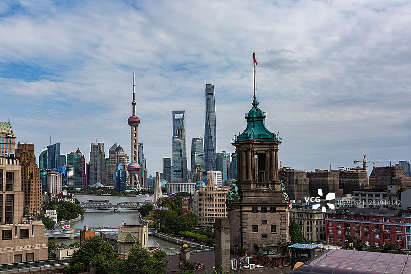中国上海城市建筑风光图片素材