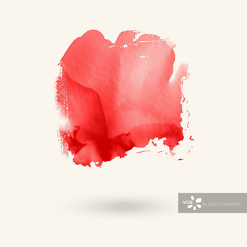 抽象的红色水彩元素的网页设计图片素材