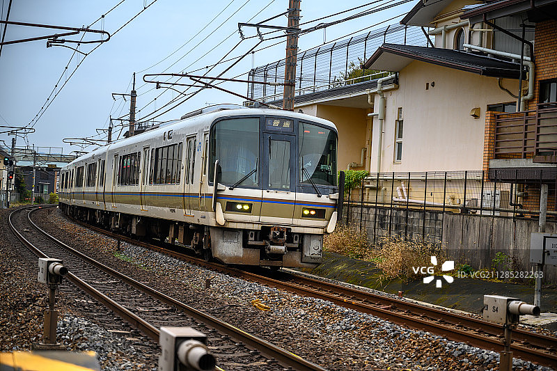 日本轻轨电车图片素材