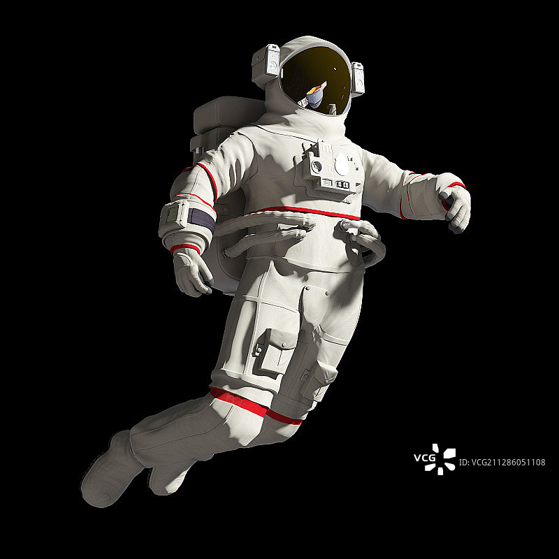 太空宇航员的插图图片素材