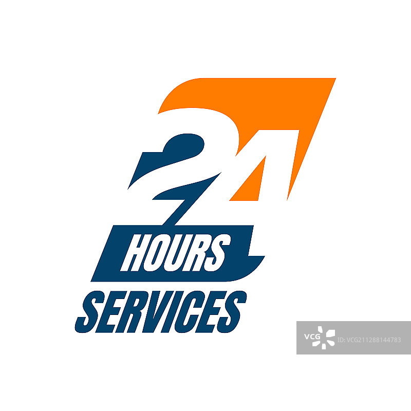 24小时服务标志图标stand247标志图片素材