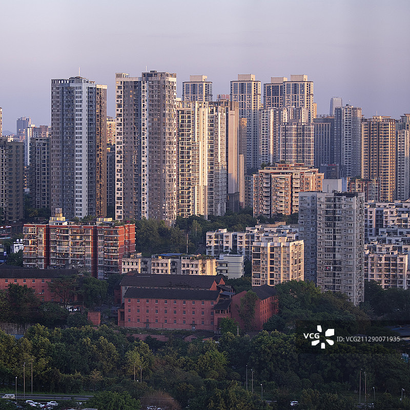 重庆市渝北区群楼图片素材