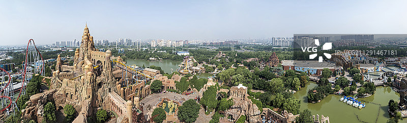 北京欢乐谷全景图图片素材