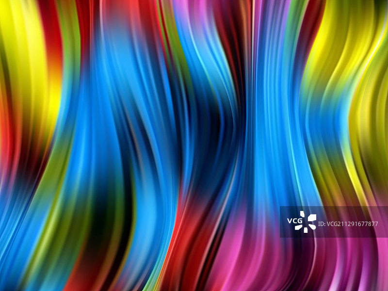 彩色抽象背景平滑波浪图片素材