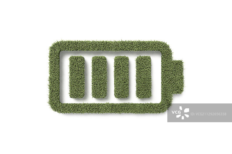 创意绿色能源电池创意图图片素材