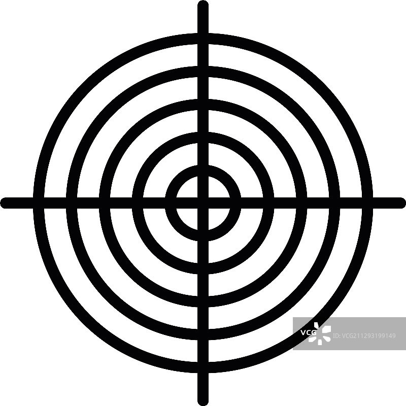 黑色目标狩猎射击运动或图片素材