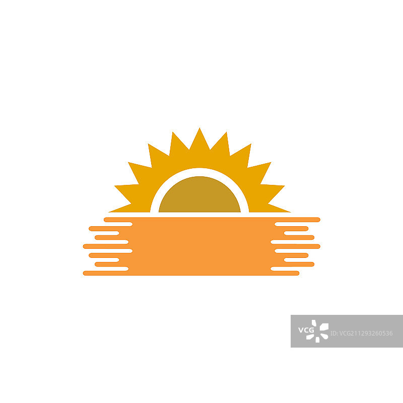 太阳标志图标设计模板图片素材