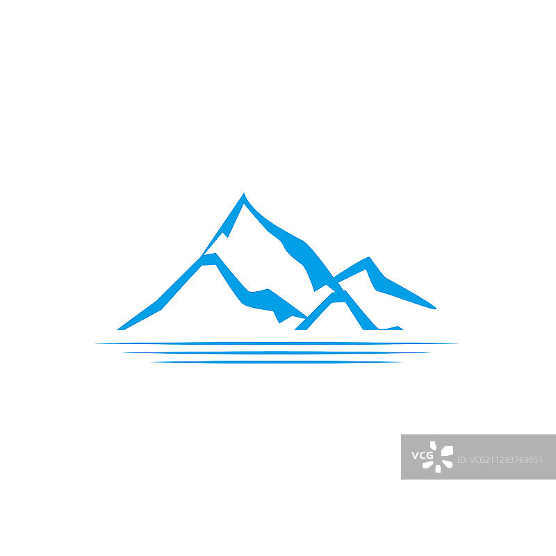 冰山标志设计模板图片素材