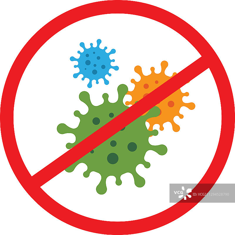 病毒和细菌图标设计图片素材