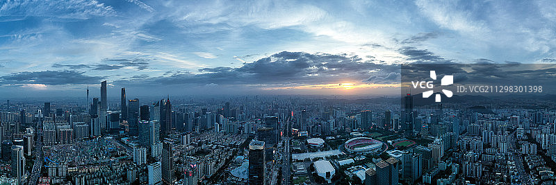 广州城市天际线城市风光图片素材