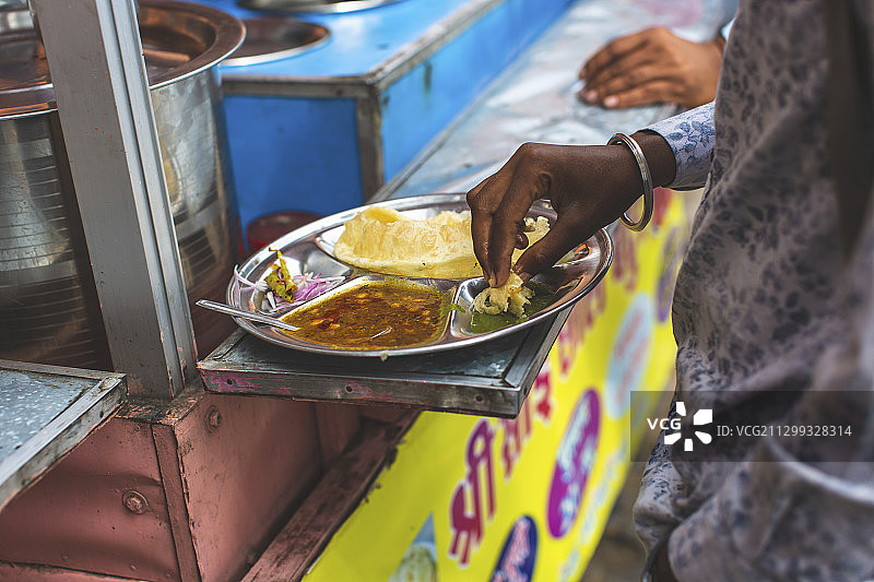 印度街头食品图片素材