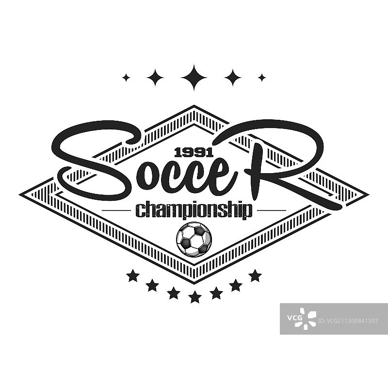 足球标志设计模板图片素材