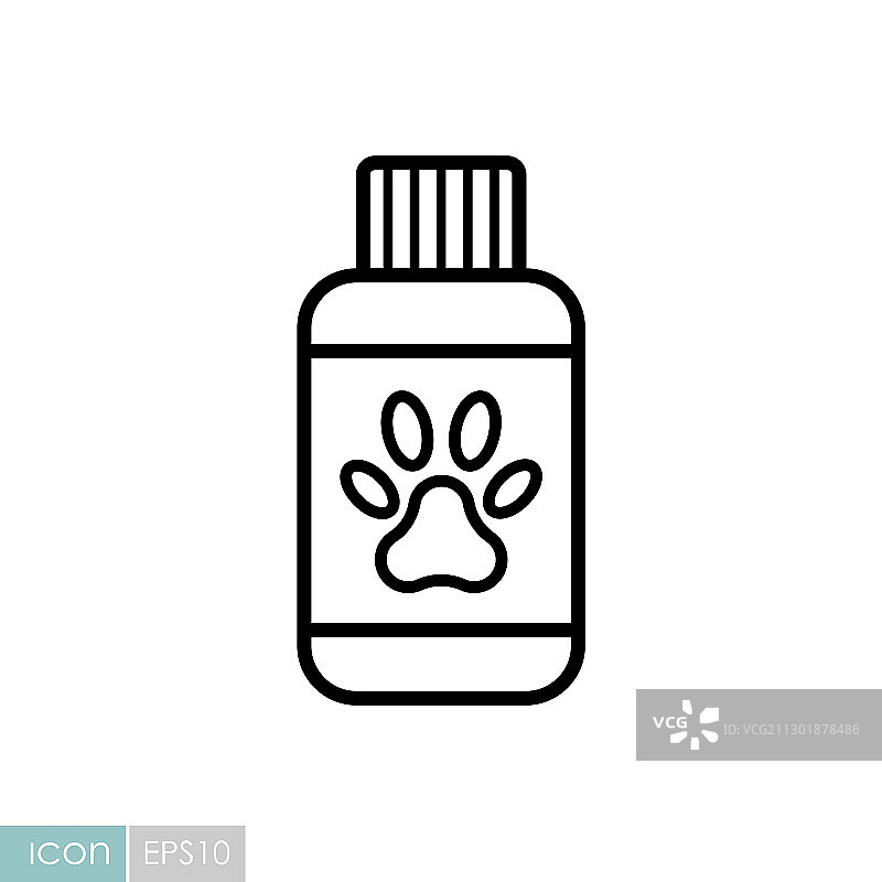 宠物洗发水图标宠物动物标志图片素材