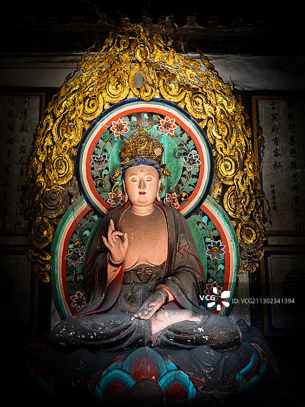 中国古代雕塑艺术宝库——平遥镇国寺图片素材