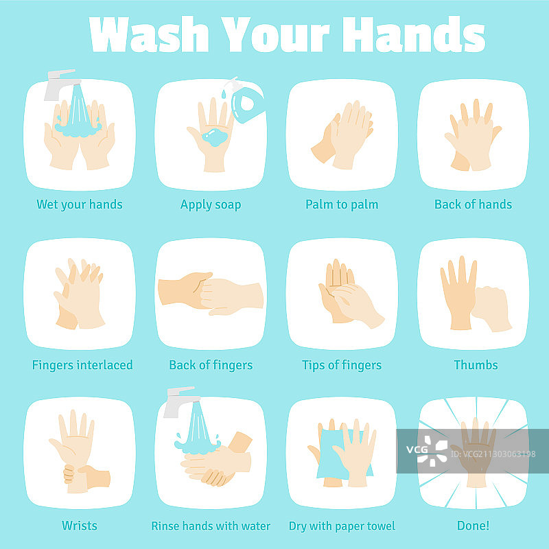如何设计洗手海报图片素材