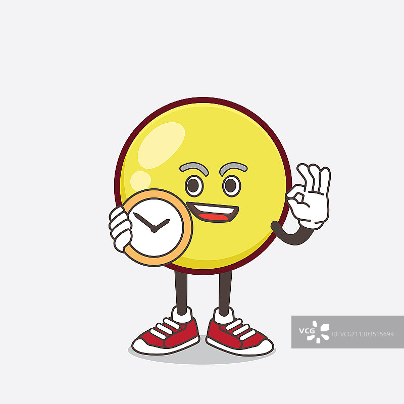 黄色的球表情符号卡通吉祥物人物图片素材