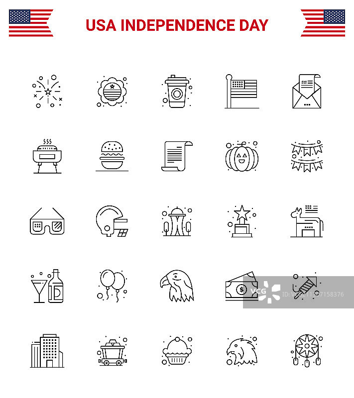 包装25创意美国独立日相关图片素材