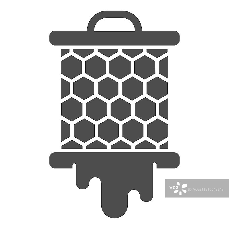 网格与蜂巢固体图标蜂巢图片素材
