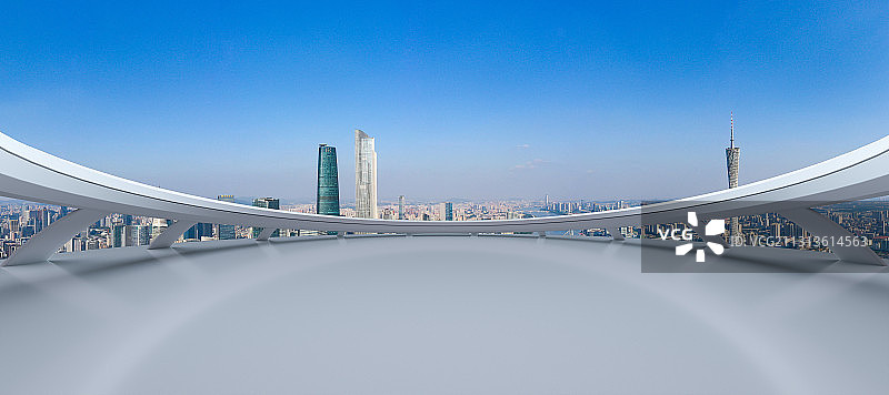 广州城市风光天际线图片素材