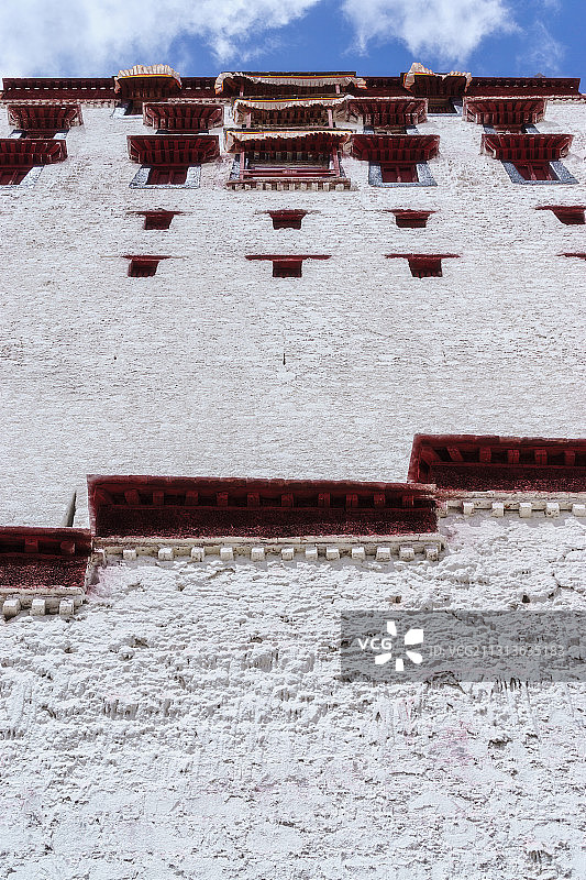 西藏拉萨布达拉宫风光图片素材