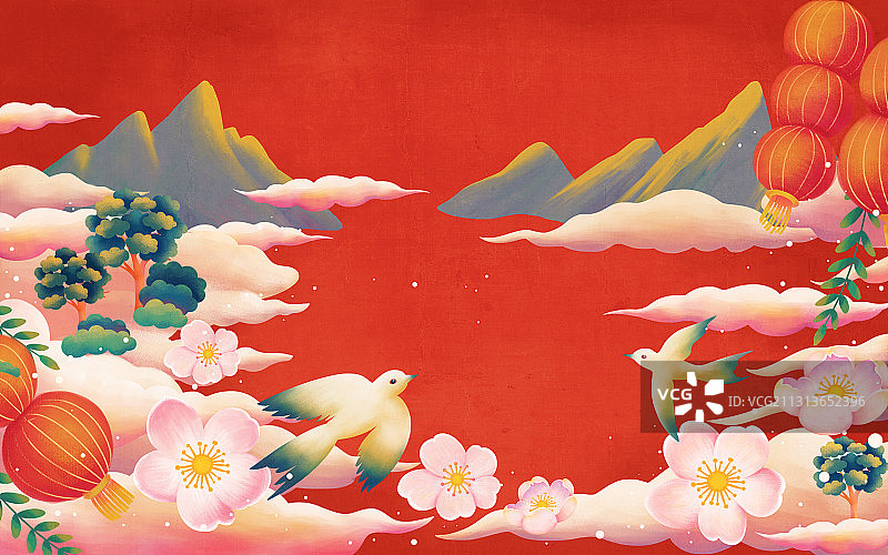 春节春运坐高铁回家团圆的人插画背景海报图片素材