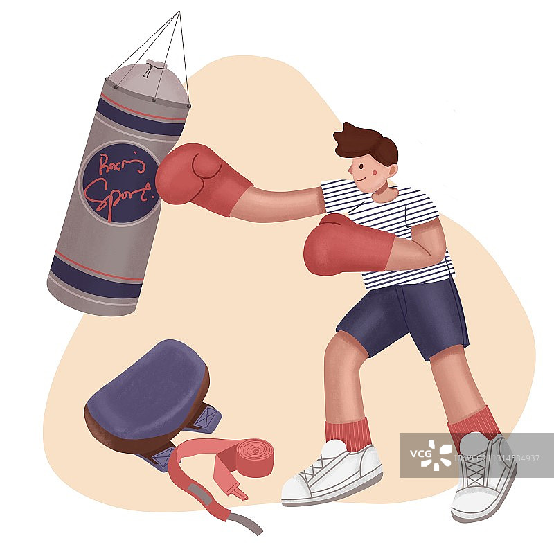 拳击运动图片素材
