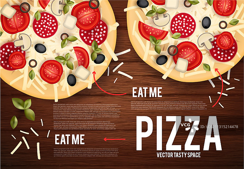 美味的披萨配番茄香肠橄榄蘑菇图片素材