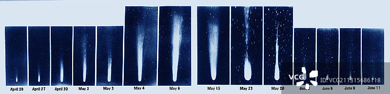 1910年哈雷彗星图片素材