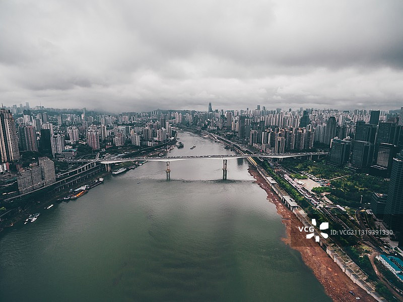 航拍重庆城市风光图片素材