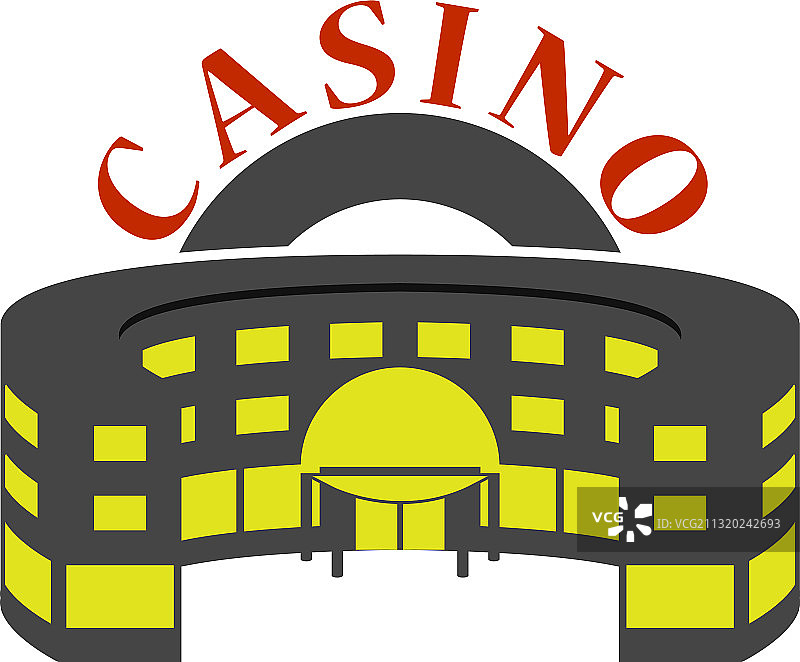赌场的建筑图标图片素材