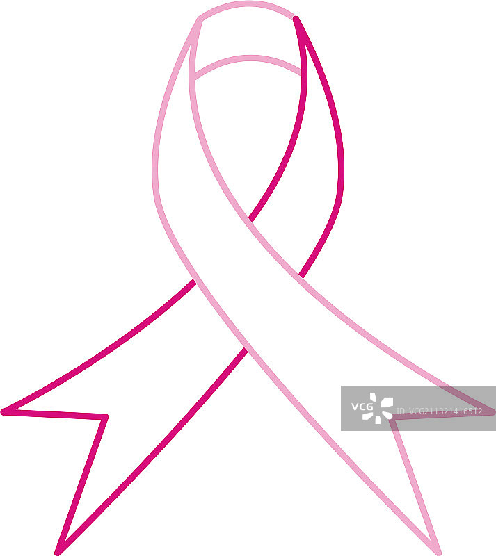 乳腺癌意识月丝带保健图片素材