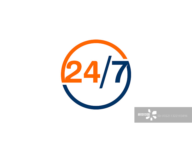 7天24小时为企业设计logo图片素材