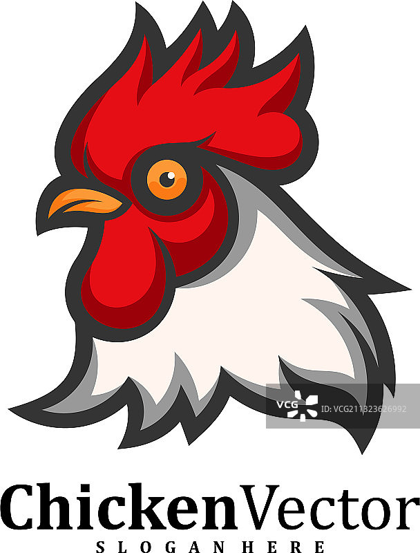 鸡标志设计模板公鸡符号图标图片素材