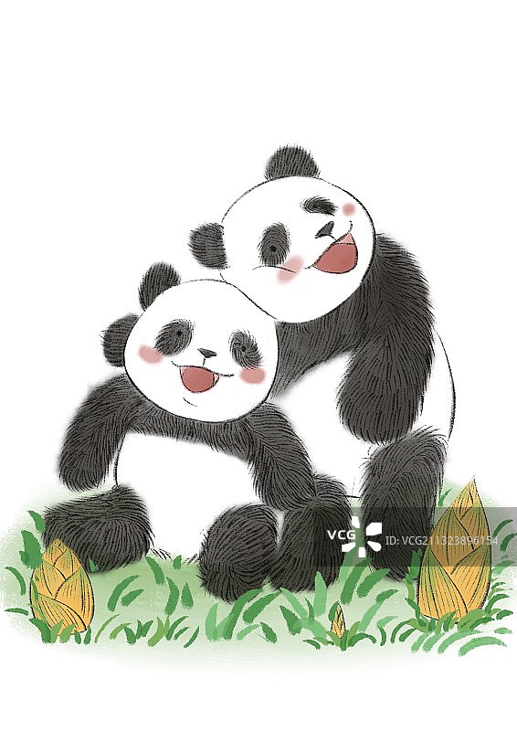 熊猫笋笋图片素材