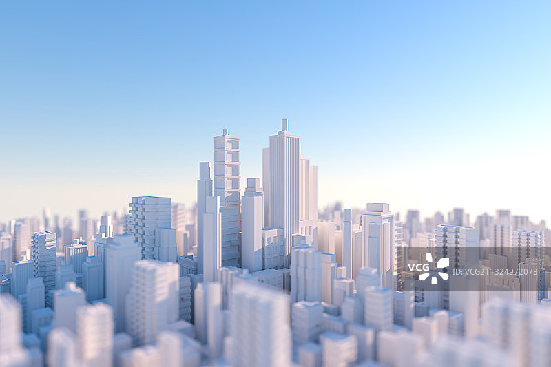 3D现代城市建筑图片素材