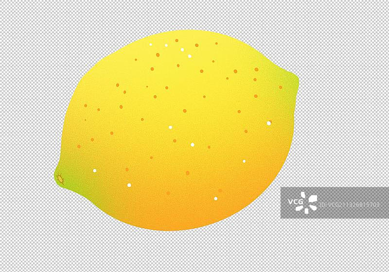 卡通柠檬水果元素图片素材