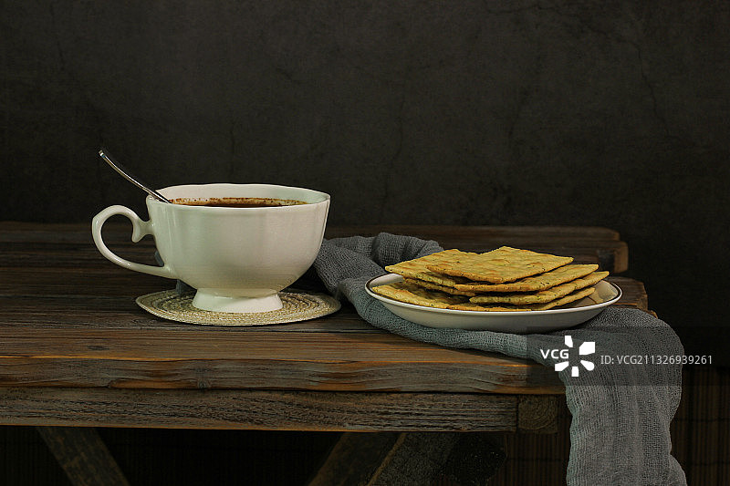 静物 咖啡 饼干 小资生活图片素材