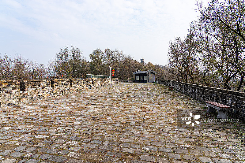 中国江苏省南京市明城墙建筑景观图片素材
