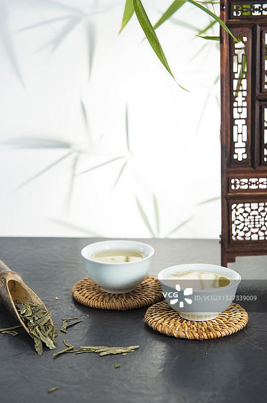 绿茶，茶具，陶瓷，茶艺图片素材